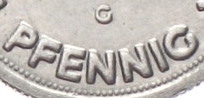 50 Pfennig 1950 BDL Fälschung