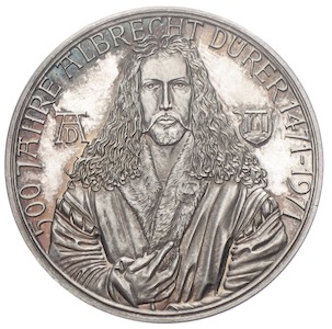 Nürnberg Silbermedaille Albrecht Dürer