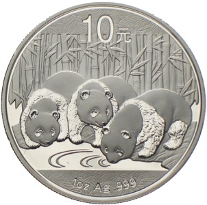 China 10 Yuan Panda 2013