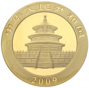 China Goldpanda 500 Yuan 1 Unze