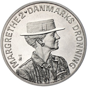 200 Kronen 1990 zum 50. Geburtstag von Königin Margrethe II.