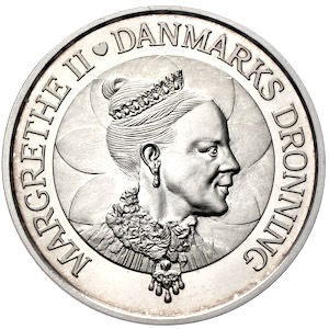 200 Kronen 1990 zum 60. Geburtstag von Königin Margrethe II.