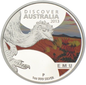 Discover Australia Silberunze Emu