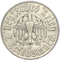 2 Reichsmark Martin Luther 1933