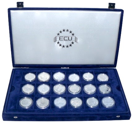 ECU Silbermünzen Sammlung