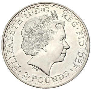 England Britannia 1 Unze Silber 2001