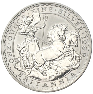 England Britannia Silberunze 1999