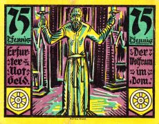 Notgeld Stadt Erfurt