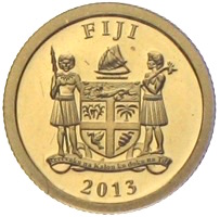 Die kleinsten Goldmünzen der Welt Fiji