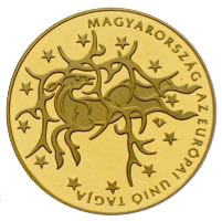 50000 Forint Ungarn Goldmünze