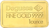 Goldbarren Degussa 1 Unze Feingold