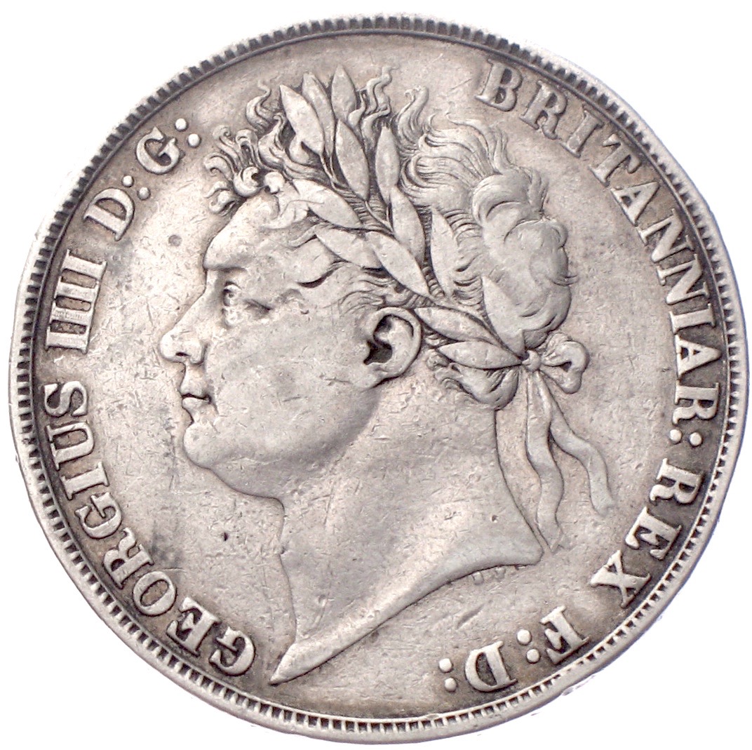 Großbritannien 1 Silver Crown Georg IV. 1821
