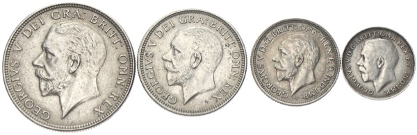 Pfund Sterling Münzen Grossbritannien Gerorg v