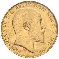 Sovereign Edward VII. 1906 Großbritannien Gold