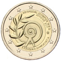 Griechenland 2 Euro Gedenkmünze Paralympics