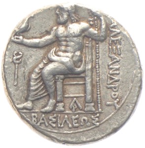 Griechenland Tetradrachme Alexander der Grosse Herakles mit Löwenfell