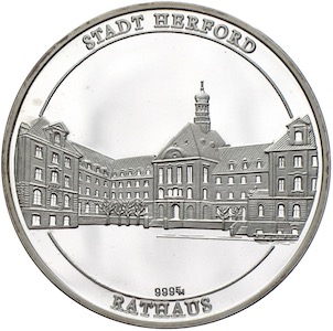 Herford Medaille 1200 Jahre - Rathaus