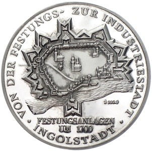 Ingolstadt Medaille Festungsanlagen