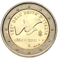 Italien 2 Euro 150 Jahre