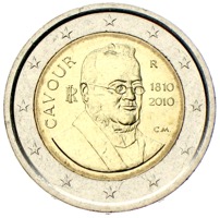 Italien 2 Euro Cavour