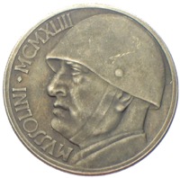 Italien 20 Lire Mussolini Pseudomünze
