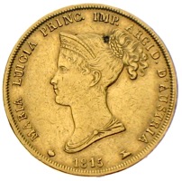Italien 40 Lire Maria Luigia 1815