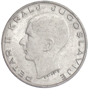 Jugoslawien Petar II 1938 20 Dinar