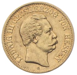 10 Gold Mark Hessen Ludwig