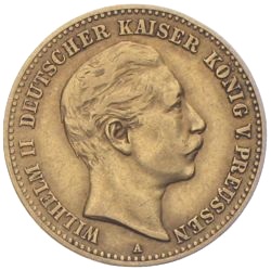 10 Mark Preussen Wilhelm II.