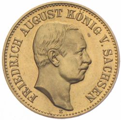 20 Mark Sachsen Friedrich August