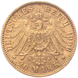 20 Mark Freie Hansestadt Bremen 1906