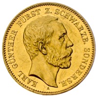 20 Mark Karl-Günther Fürst zu Schwarzburg Sondershausen