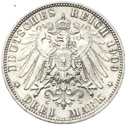2 Reichsmark Bayern Luitpold 1911
