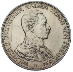 3 Mark Preussen Wilhelm Uniform