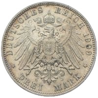 5 Reichsmark Bayern Otto 1909