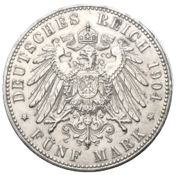 5 Mark Lübeck 1904