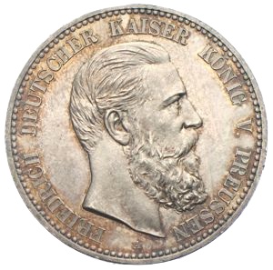 5 Mark Friedrich III von Preussen 1888