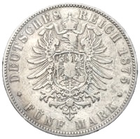 5 Reichsmark Hessen Grossherzog Ludwig III