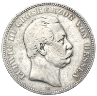 5 Reichsmark Hessen Grossherzog Ludwig