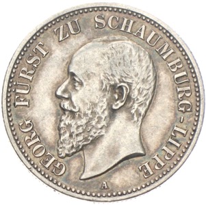 2 Mark Georg Fürst zu Schaumburg Lippe 1898