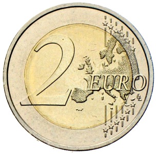 2 Euro Lettland Latvijas Euromünzen