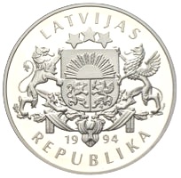 Lettland Latvija 10 Latu