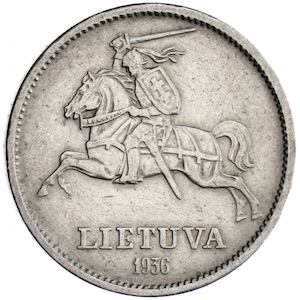 10 Litu 1936 Vitautas Didysis Lietuva