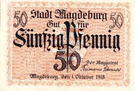 Notgeld Stadt Magdeburg