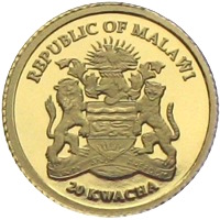 Die kleinsten Goldmünzen der Welt Malawi