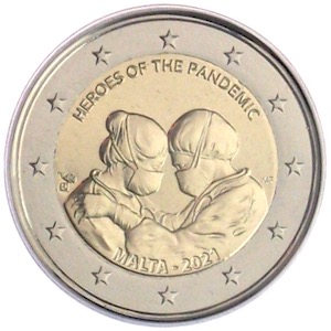 2 Euro Malta Heroes of the Pandemic