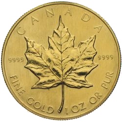 Maple Leaf Unze Gold