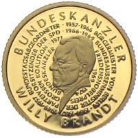 Die kleinsten Goldmünzen der Welt Marianen 2004