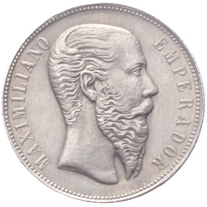 Mexico 50 Centavos Maximilian 1868
