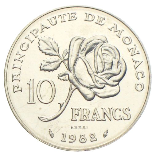 10 Francs Essai Grace Kelly Monaco